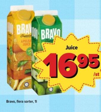 Östenssons Bravo juice erbjuda