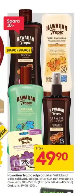 Hawaiian tropic solskyddskräm