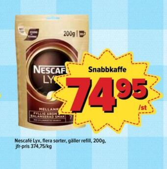 Nescafé lyx instant kaffe
