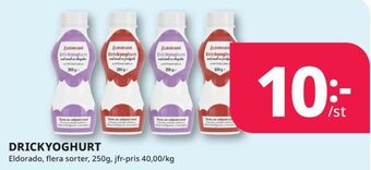 Tempo Eldorado drickyoghurt erbjuda