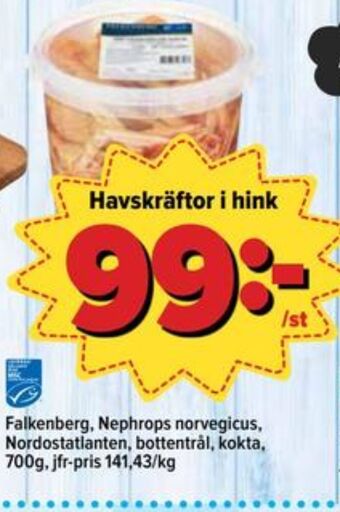 Östenssons Falkenberg seafood havskräftor erbjuda