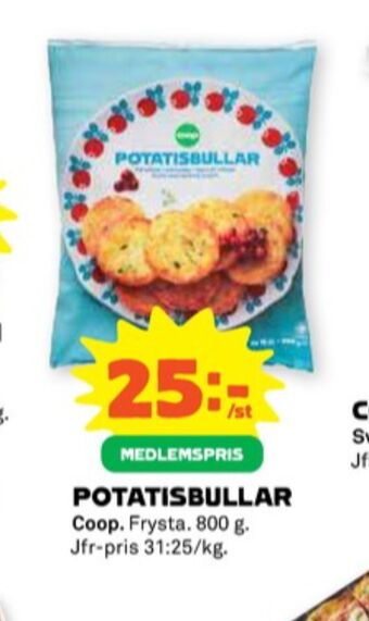 Stora Coop Coop potatisbullar erbjuda