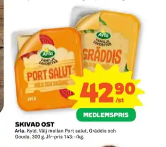 Stora Coop Arla skivad ost erbjuda