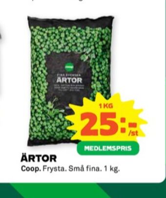 Stora Coop Coop grönsaker erbjuda