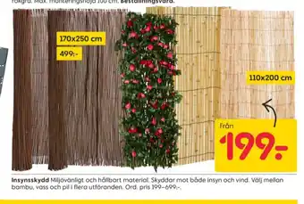 Rusta Keter insynsskydd erbjuda