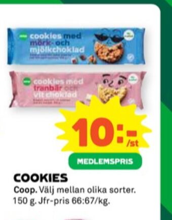 Stora Coop Coop cookies erbjuda