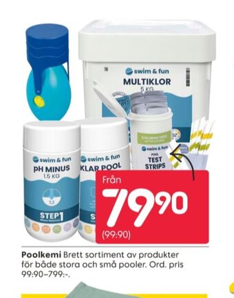 Rusta Swim & fun poolrening & underhåll erbjuda