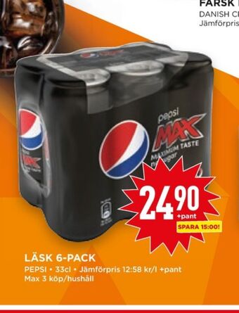 Willys Hemma Pepsi läskedryck erbjuda