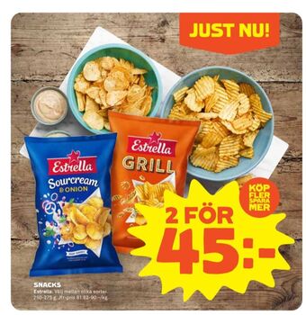 Stora Coop Estrella chips erbjuda