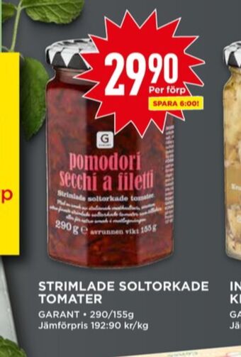 Willys Garant tomater erbjuda