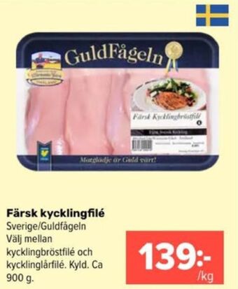 Coop Extra Guldfågeln kycklingfilé erbjuda
