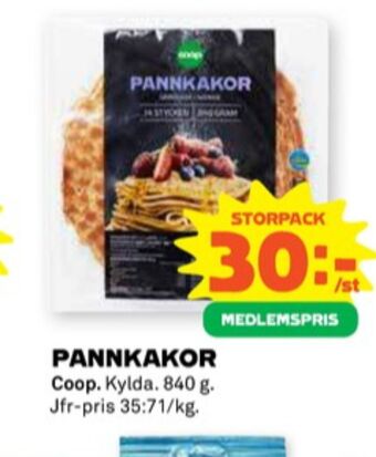 Stora Coop Coop pannkakor erbjuda