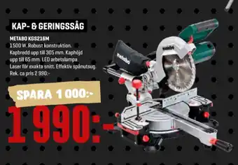 Metabo kap- & gersåg