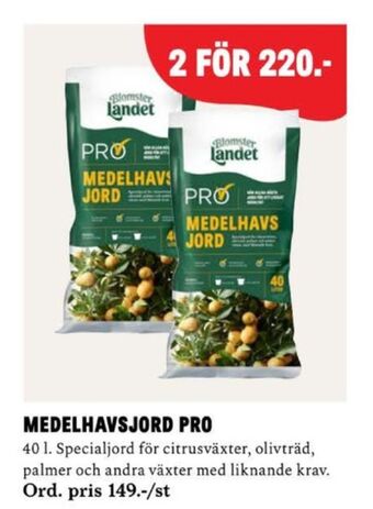 Blomsterlandet Blomsterlandet plantjord erbjuda