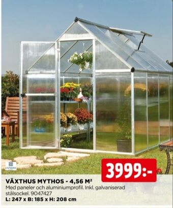 Jem&Fix Canopia växthus erbjuda