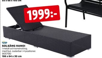 Jem&Fix Sunlife solsäng erbjuda