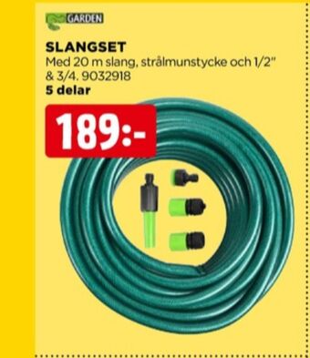 Gardena vattenslang