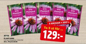 Jem&Fix Rölunda plantjord erbjuda
