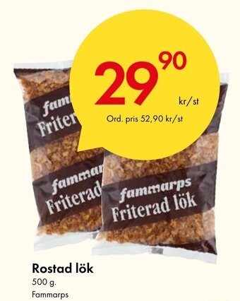 Rostad lök 500 g. Fammarps