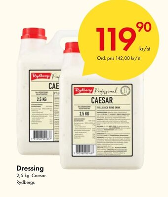 Snabbgross Dressing 2,5 kg. Caesar. Rydbergs erbjuda