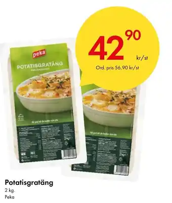 Snabbgross Potatisgratäng 2kg Peka erbjuda