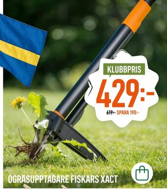 Granngården OGRÄSUPPTAGARE FISKARS XACT erbjuda