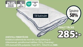 JYSK ASKVOLL FIBERTÄCKE erbjuda