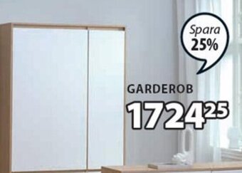 JYSK BILLUND GARDEROB erbjuda