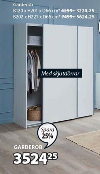 JYSK TARP GARDEROB erbjuda