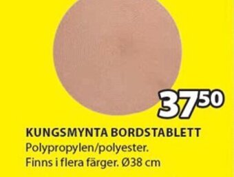 JYSK KUNGSMYNTA BORDSTABLETT erbjuda