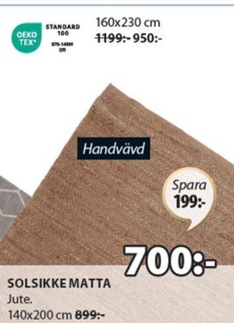 JYSK SOLSIKKE MATTA erbjuda