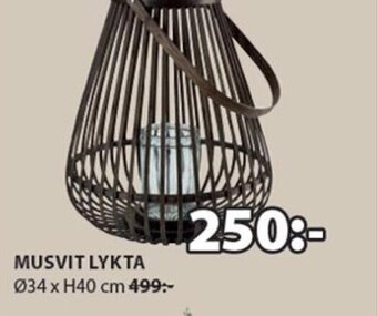 JYSK MUSVIT LYKTA erbjuda
