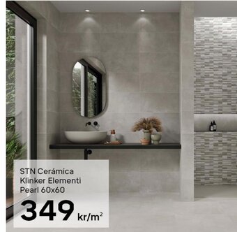 Byggmax STN Cerámica Klinker Elementi Pearl 60x60 erbjuda
