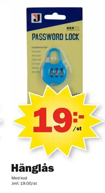 Hänglås Med kod