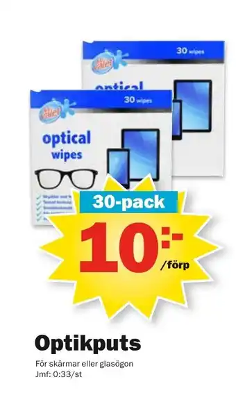 Optikputs För skärmar eller glasögon