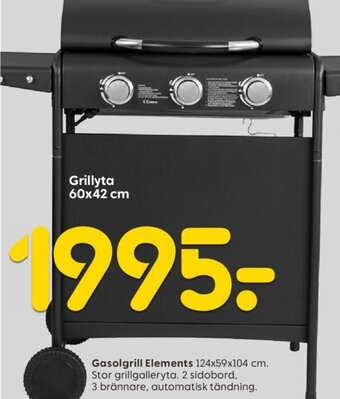 Rusta Gasolgrill Elements erbjuda