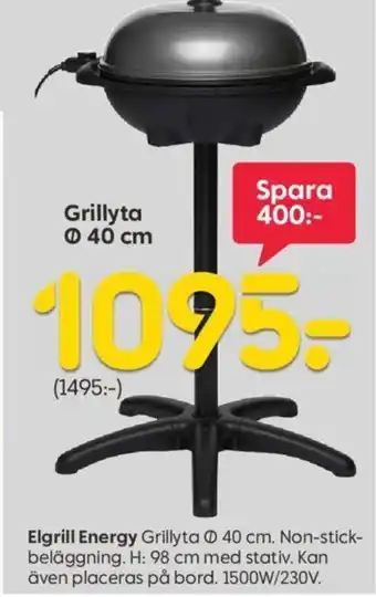 Rusta Elgrill Energy erbjuda