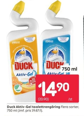 Rusta Duck Aktiv-Gel toalettrengöring erbjuda