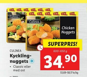Lidl Kyckling- nuggets erbjuda