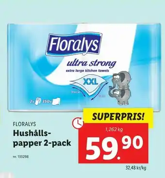 Lidl Hushållspapper 2-pack erbjuda