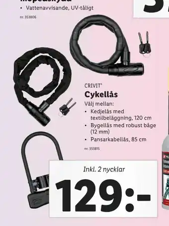 Cykellås