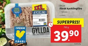 Lidl Färsk kycklingfärs erbjuda