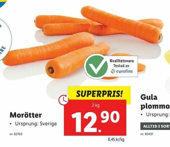Lidl Morötter erbjuda