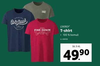 Lidl T-shirt erbjuda