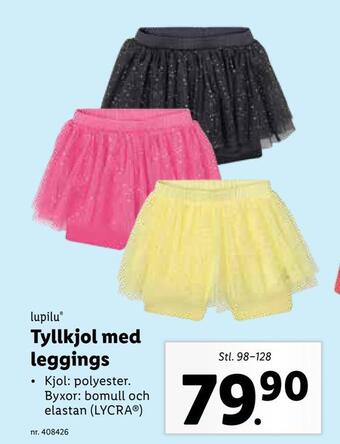 Lidl Tyllkjol med leggings erbjuda