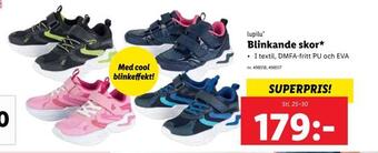 Lidl Blinkande skor* erbjuda
