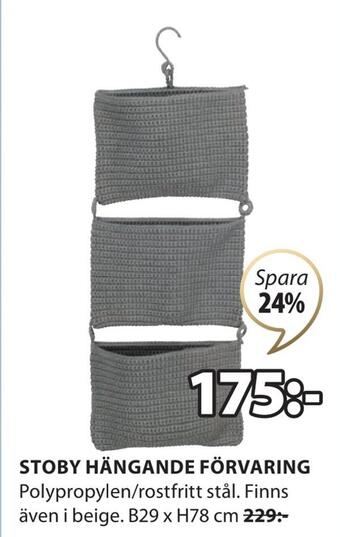 JYSK Stoby hängande förvaring erbjuda