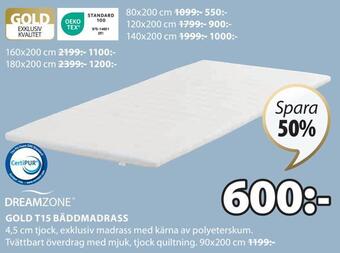 JYSK Gold t15 bäddmadrass erbjuda