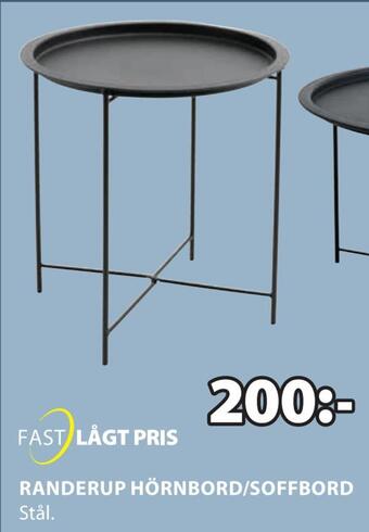 JYSK Randerup hörnbord/soffbord erbjuda