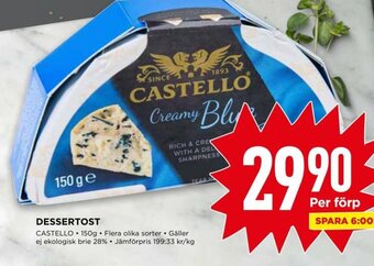 Willys DESSERTOST CASTELLO erbjuda